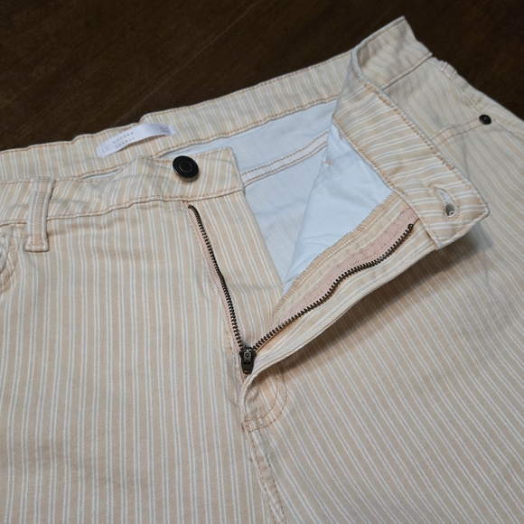 LC Lauren Conrad Striped Jean Shorts - Picture 8 of 13